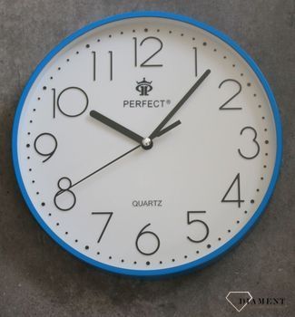 Ścienny zegar Perfect niebieskie FX-5814-BLUE (4).JPG
